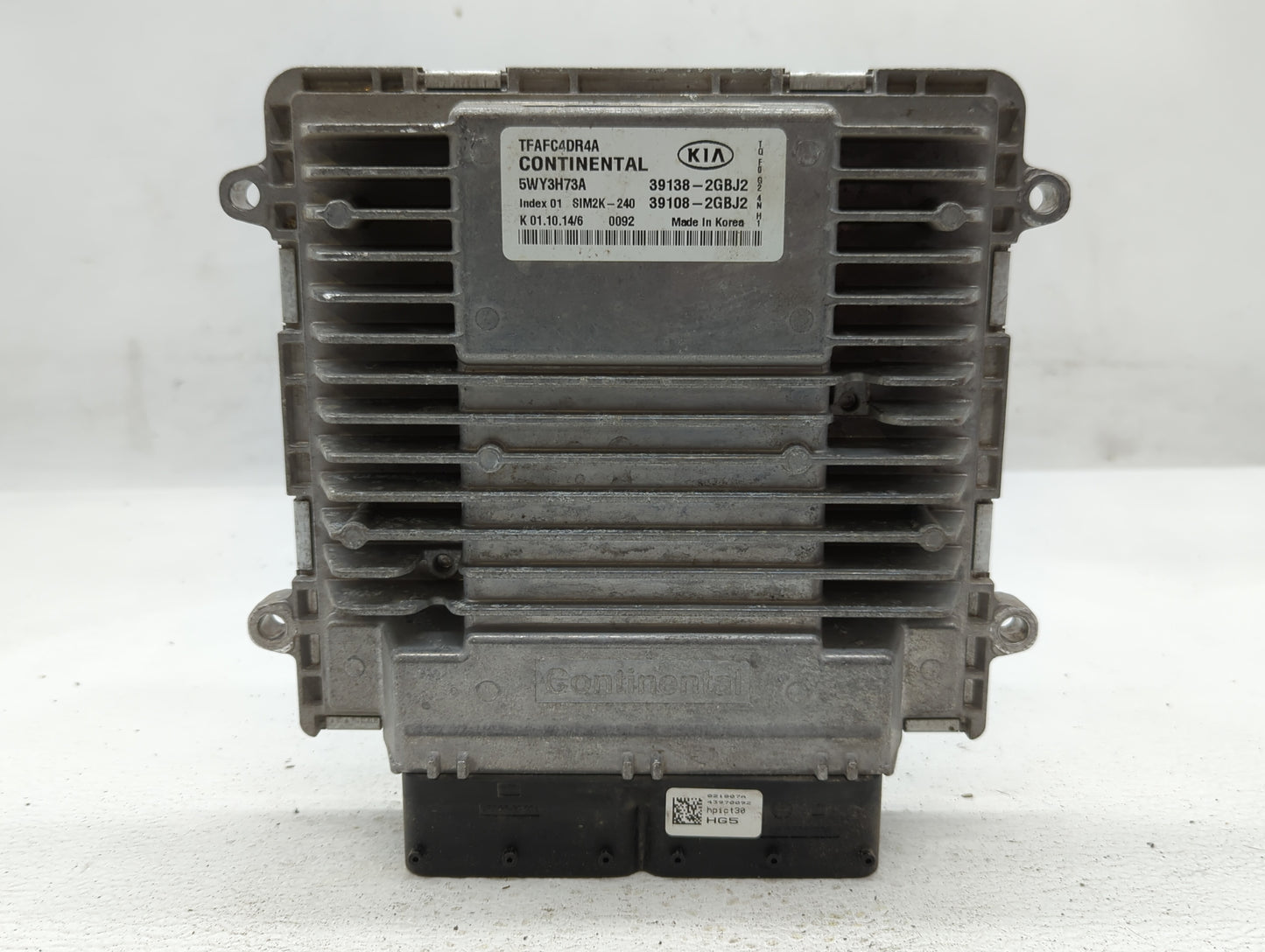 2015 Kia Optima PCM Engine Control Computer ECU ECM PCU OEM P/N:39138-2GBJ2 39138-2GBE1, 39108-2GBE1, 39108-2GBH2 Fits OEM U