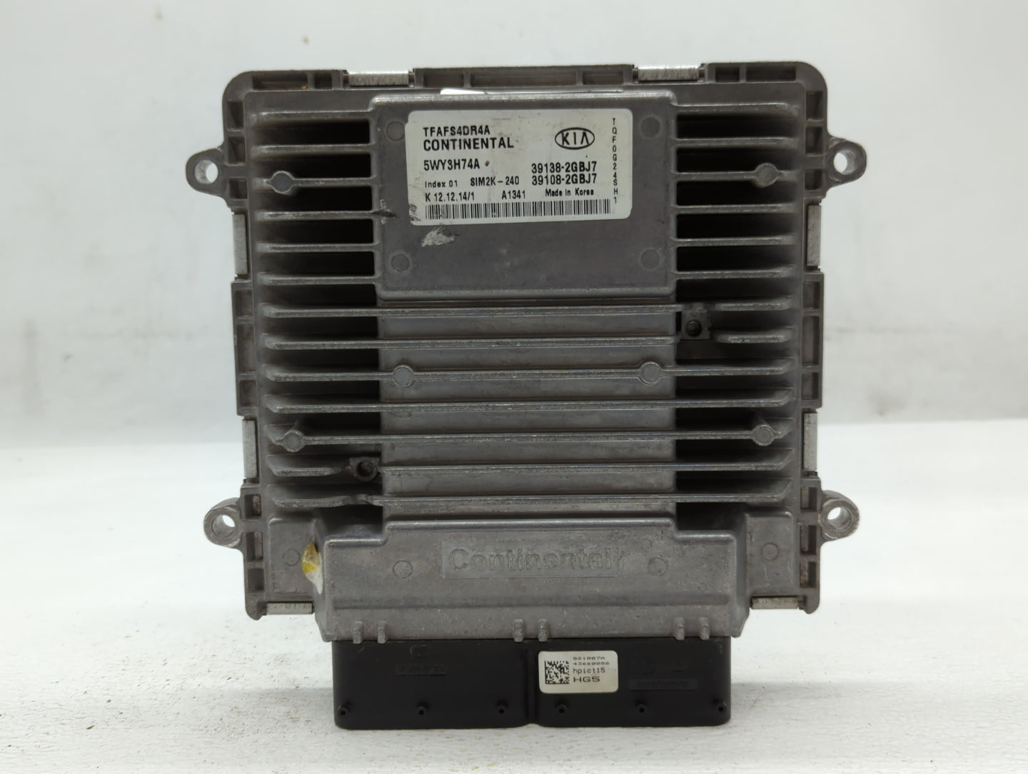 2015 Kia Optima PCM Engine Control Computer ECU ECM PCU OEM P/N:39138-2GBJ7 Fits OEM Used Auto Parts - Oemusedautoparts1.com