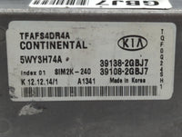 2015 Kia Optima PCM Engine Control Computer ECU ECM PCU OEM P/N:39138-2GBJ7 Fits OEM Used Auto Parts - Oemusedautoparts1.com