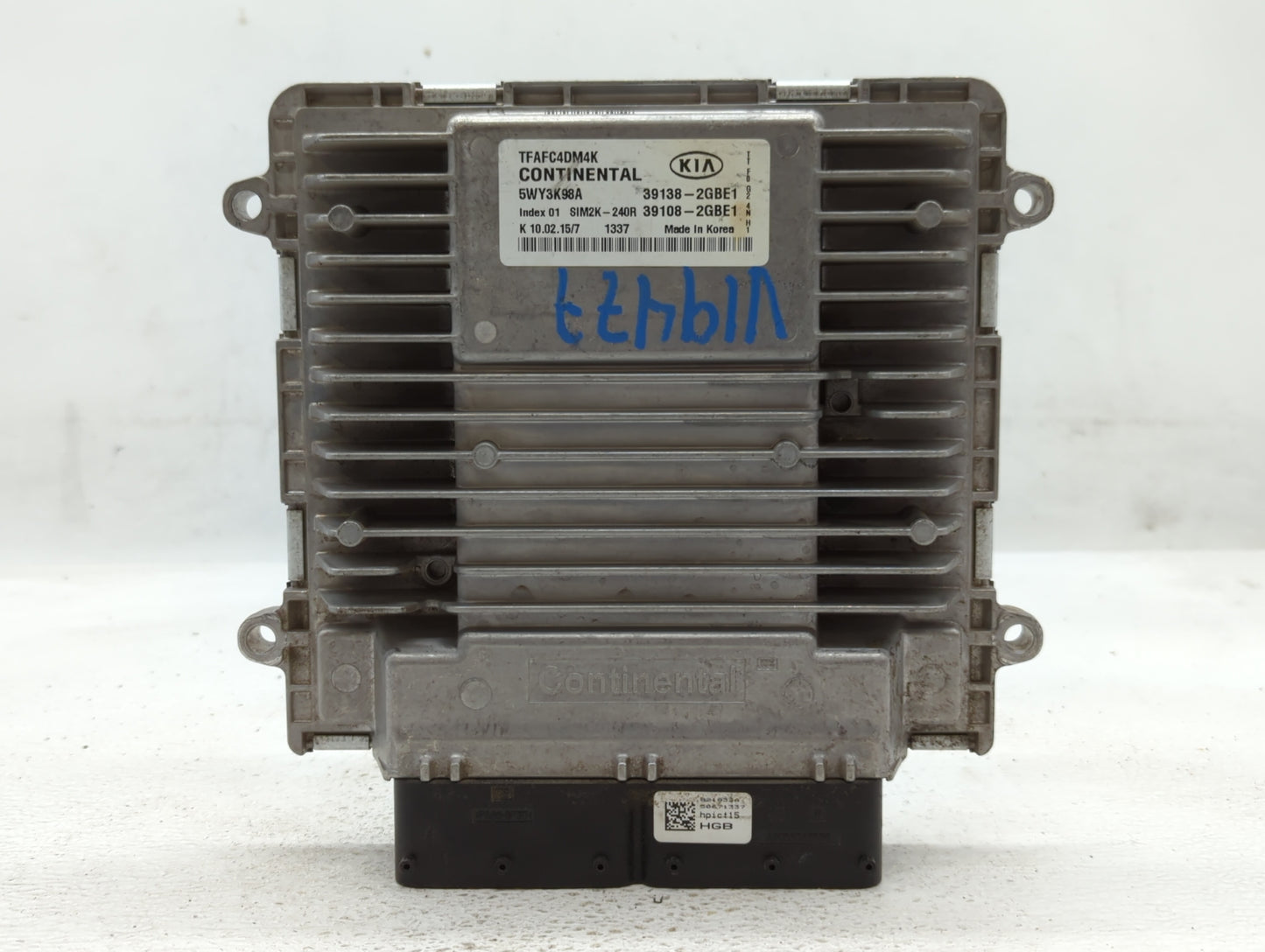2014-2015 Kia Optima PCM Engine Control Computer ECU ECM PCU OEM P/N:39138-2GBE1 5WY3K98A, 39108-2GBE1 Fits Fits 2014 2015 O