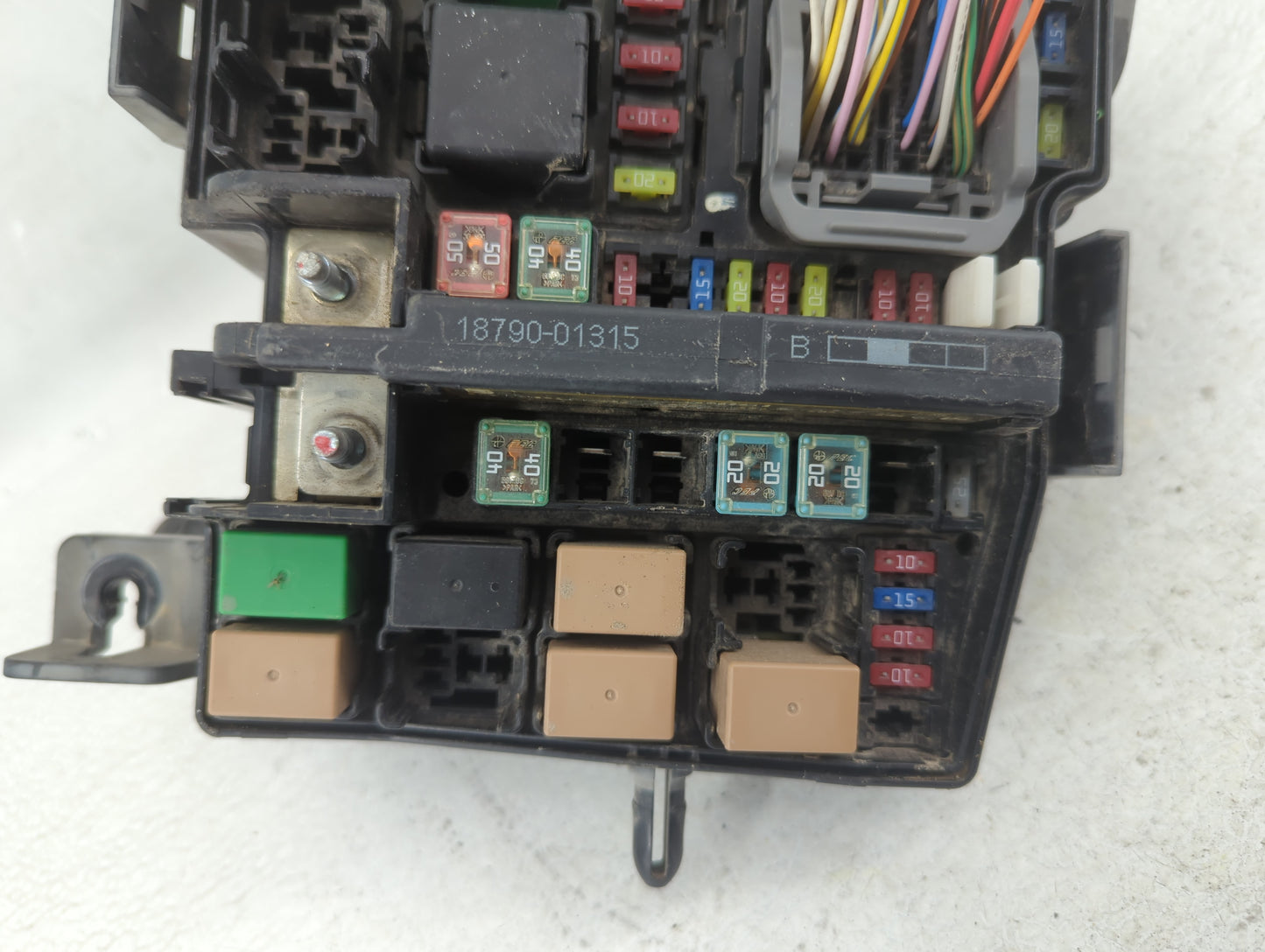 2014-2015 Kia Optima Fusebox Fuse Box Panel Relay Module P/N:18790-01315 912544U411 Fits Fits 2014 2015 OEM Used Auto Parts 