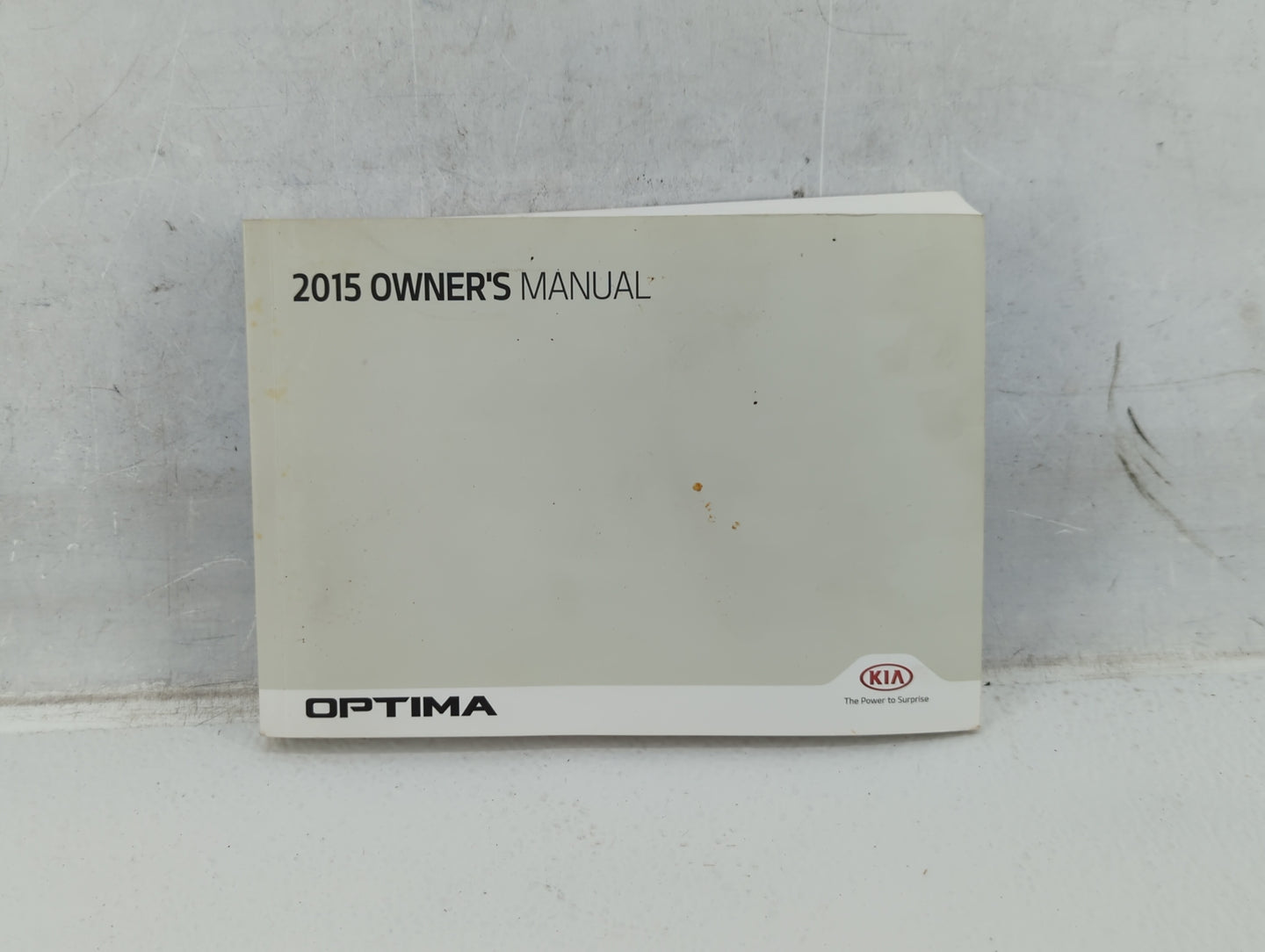 2015 Kia Optima Owners Manual Book Guide OEM Used Auto Parts - Oemusedautoparts1.com