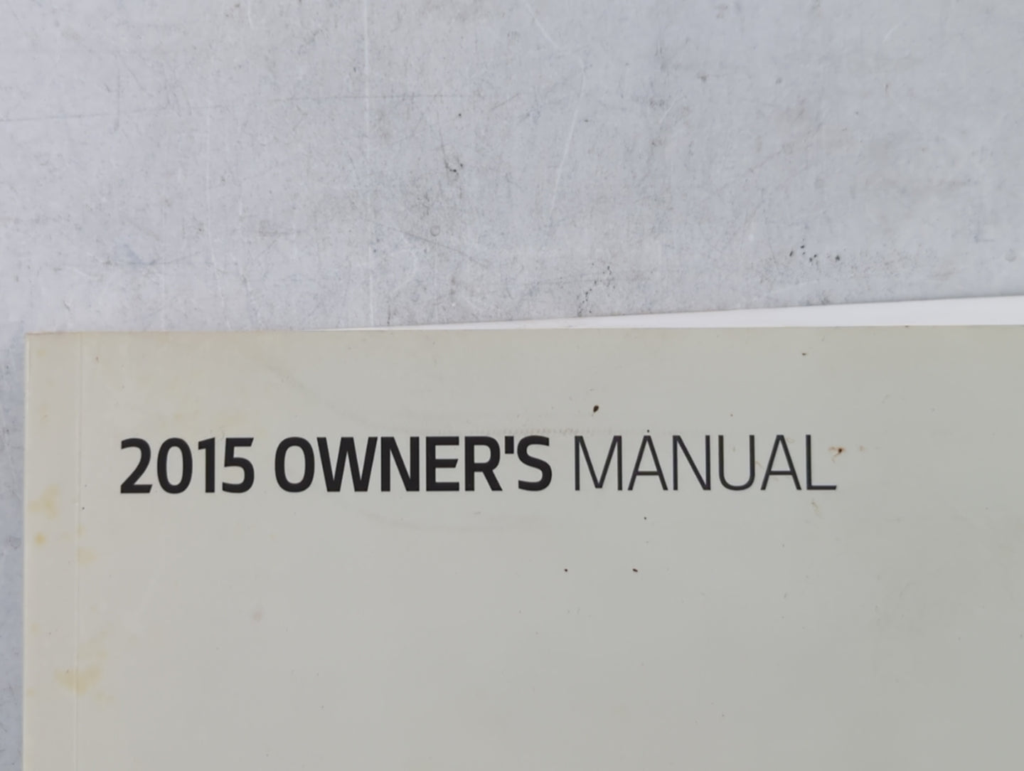 2015 Kia Optima Owners Manual Book Guide OEM Used Auto Parts - Oemusedautoparts1.com