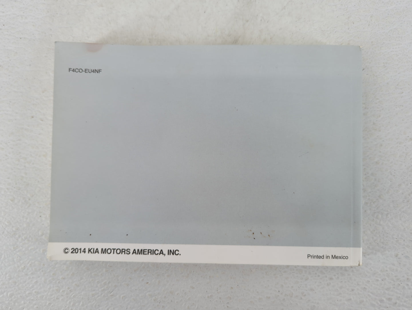 2015 Kia Optima Owners Manual Book Guide P/N:F4C0-EU4NF OEM Used Auto Parts - Oemusedautoparts1.com
