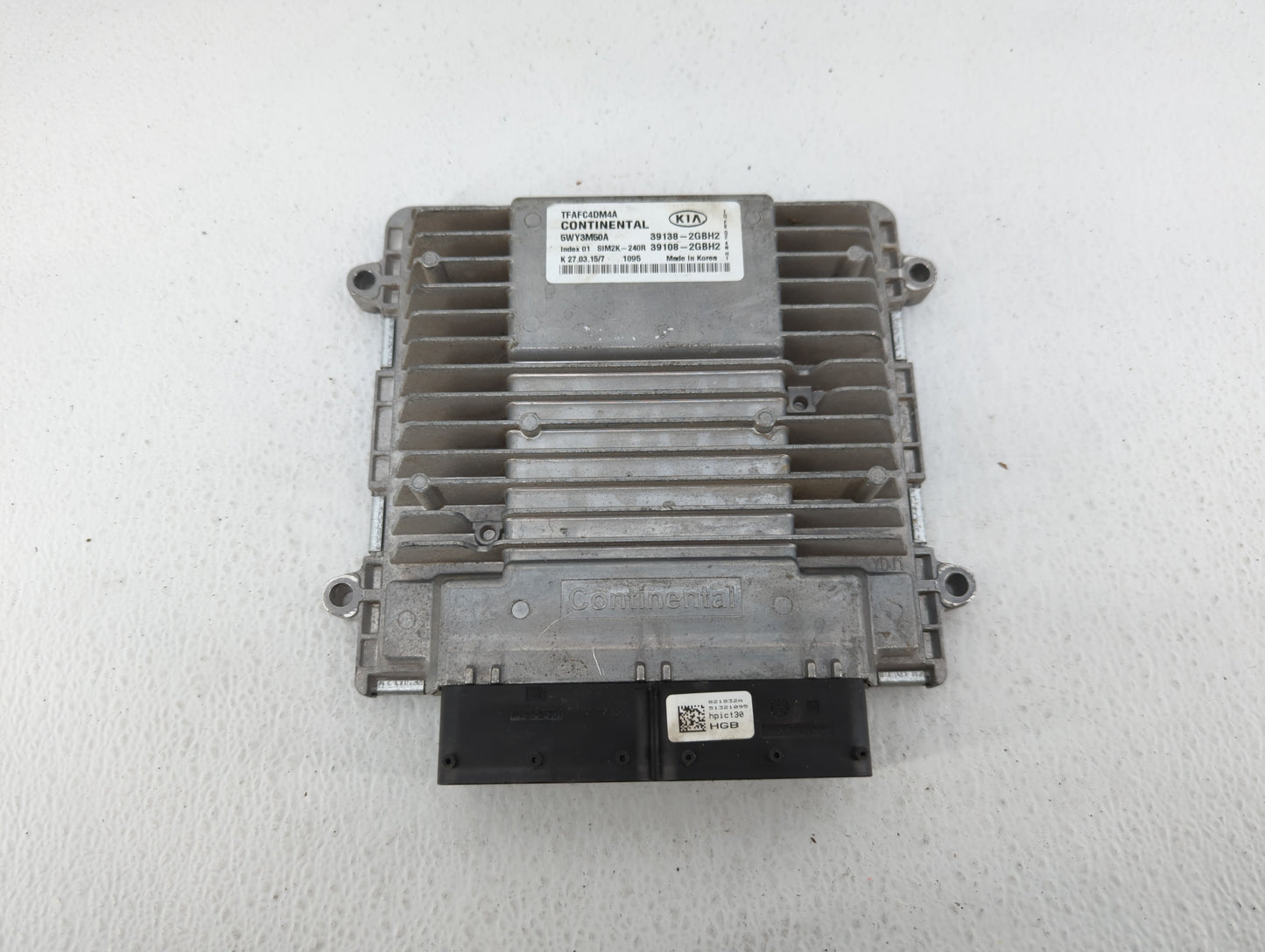 2015 Kia Optima PCM Engine Control Computer ECU ECM PCU OEM P/N:39108-2GBH2 39138-2GBH2 Fits OEM Used Auto Parts - Oemusedau