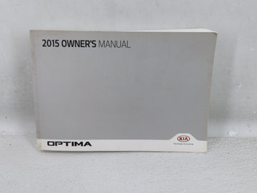 2015 Kia Optima Owners Manual Book Guide P/N:F4C0-EU53H OEM Used Auto Parts - Oemusedautoparts1.com