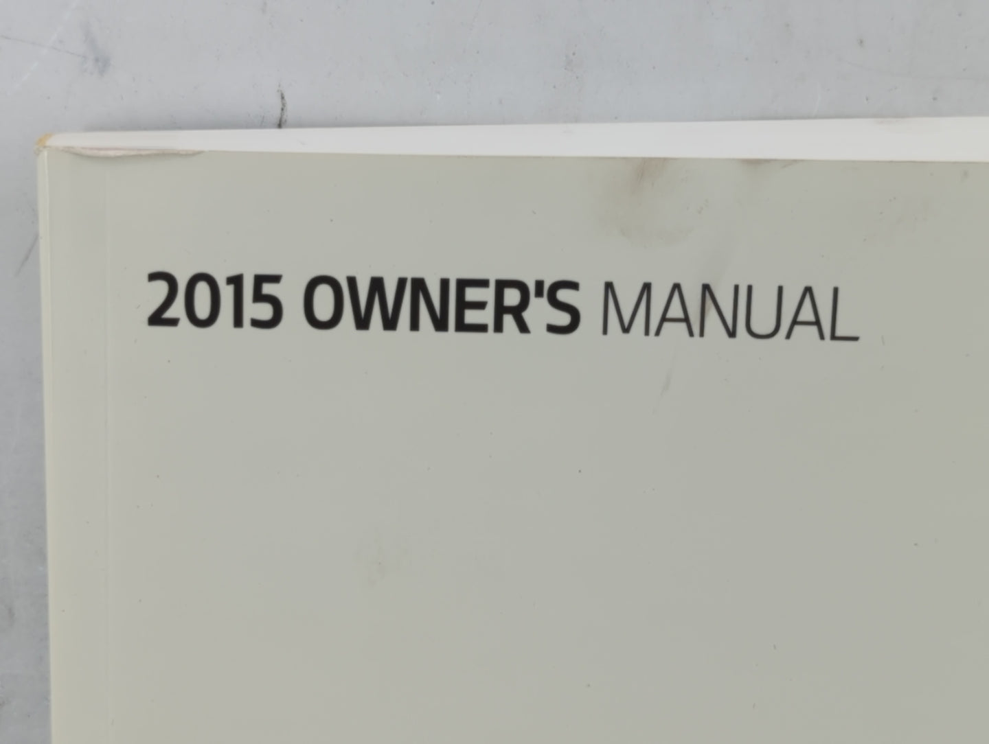 2015 Kia Optima Owners Manual Book Guide P/N:F2T0-EU52G OEM Used Auto Parts - Oemusedautoparts1.com