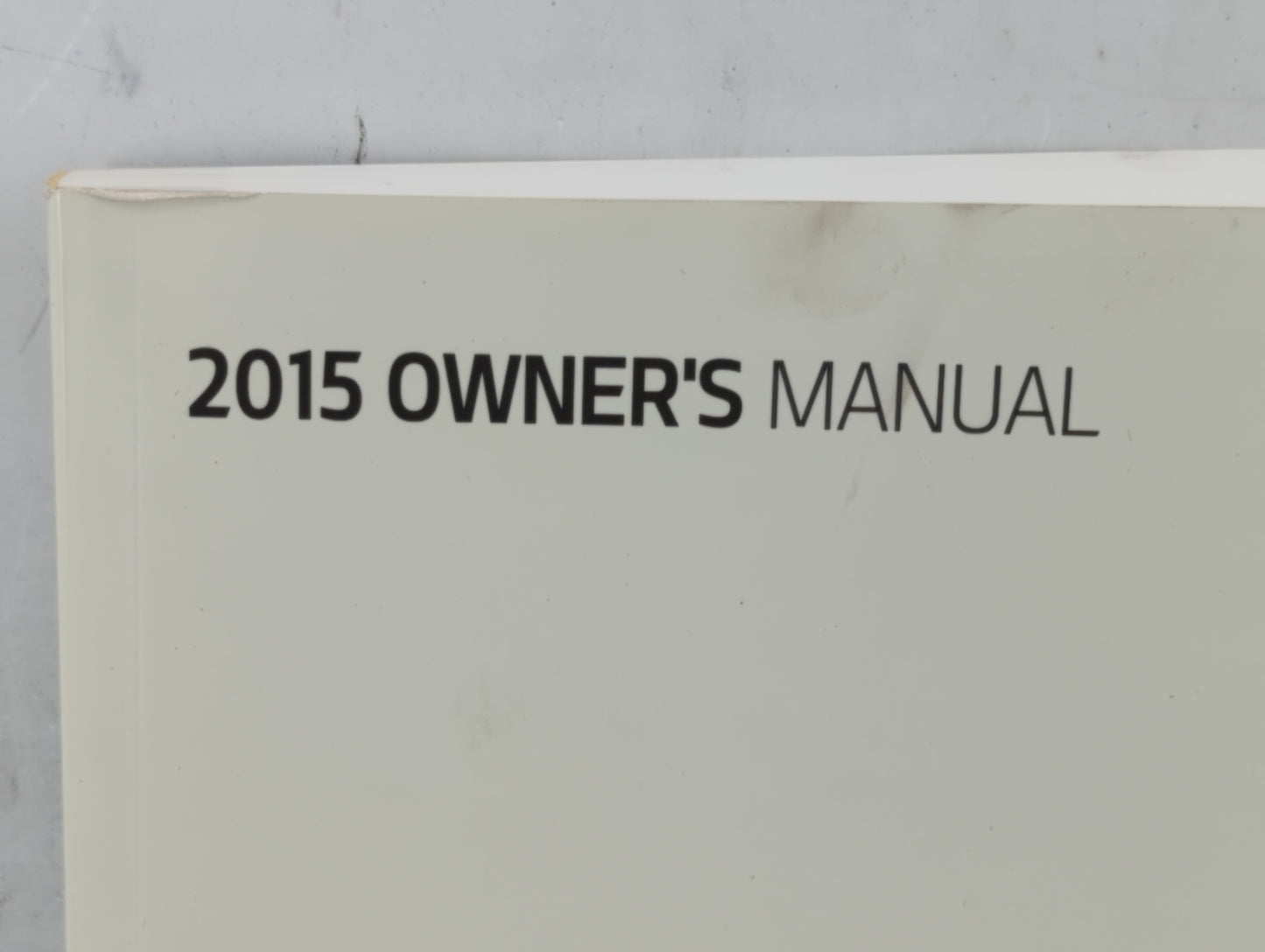 2015 Kia Optima Owners Manual Book Guide P/N:F2T0-EU52G OEM Used Auto Parts - Oemusedautoparts1.com