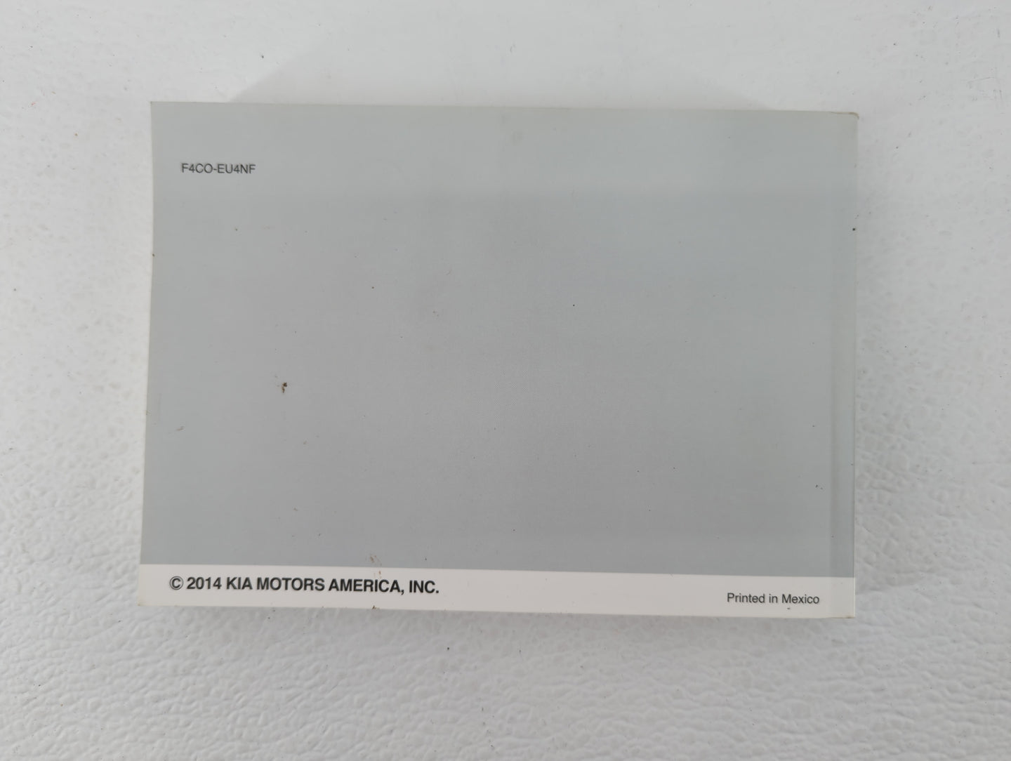 2015 Kia Optima Owners Manual Book Guide P/N:F4C0-EUN4NF OEM Used Auto Parts - Oemusedautoparts1.com