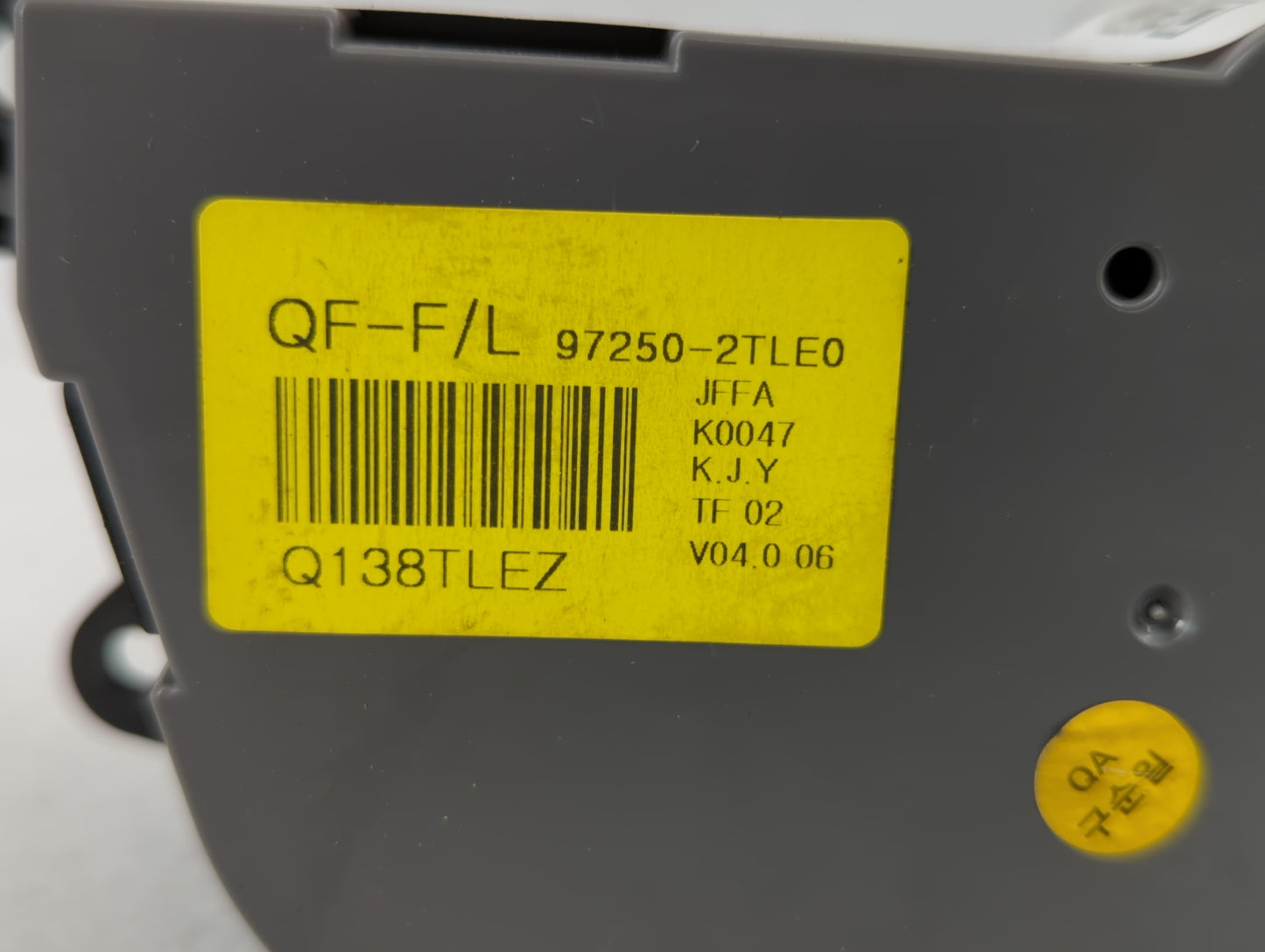 2014-2015 Kia Optima Climate Control Module Temperature AC/Heater Replacement P/N:Q138TLEZ 97250-2TLE0 Fits Fits 2014 2015 O