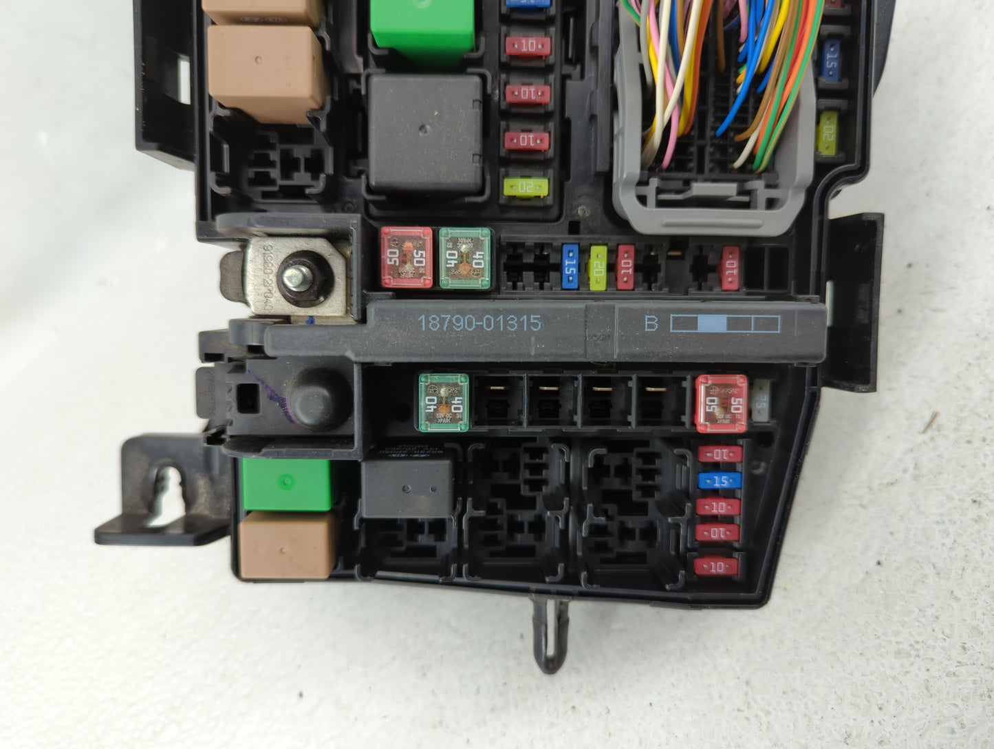 2014-2015 Kia Optima Fusebox Fuse Box Panel Relay Module P/N:91259-2T010 914304C600QA Fits Fits 2014 2015 OEM Used Auto Part