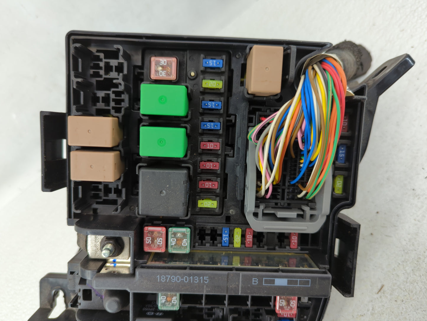 2014-2015 Kia Optima Fusebox Fuse Box Panel Relay Module P/N:91259-2T010 914304C600QA Fits Fits 2014 2015 OEM Used Auto Part