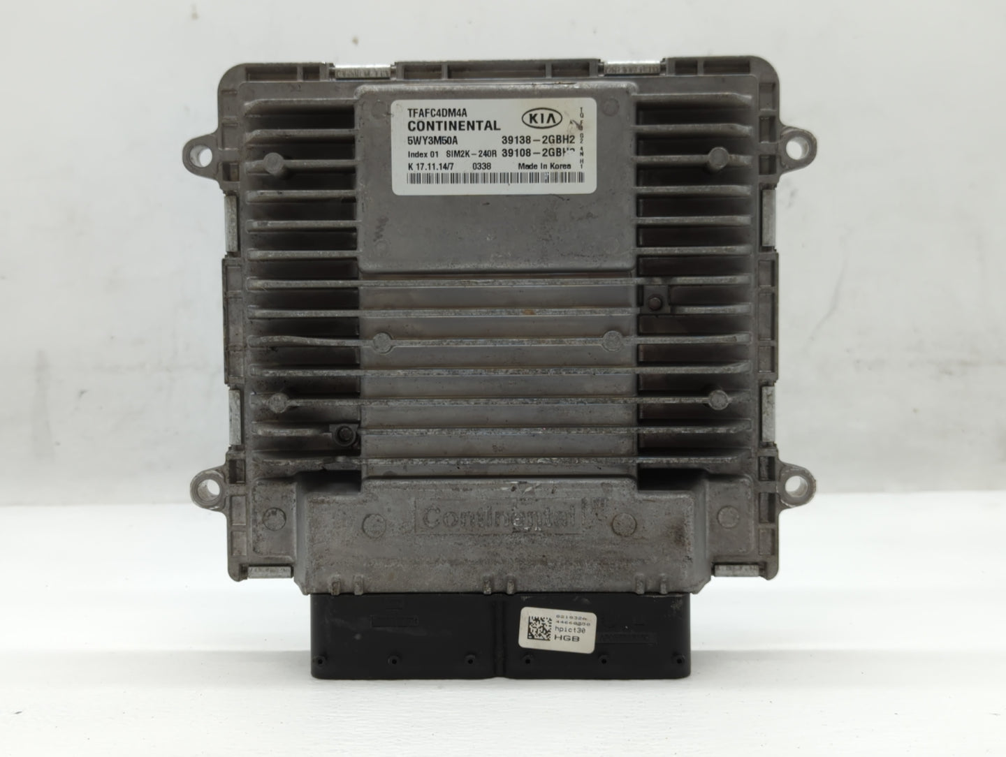 2014-2015 Kia Optima PCM Engine Control Computer ECU ECM PCU OEM P/N:39138-2GBH1 39138-2GBE1, 5WY3K98A Fits Fits 2014 2015 O