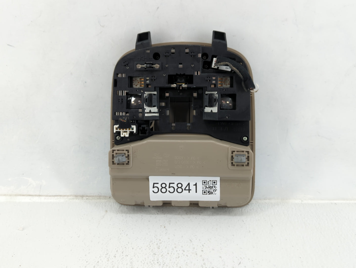 2015 Kia Optima Overhead Roof Console - Oemusedautoparts1.com