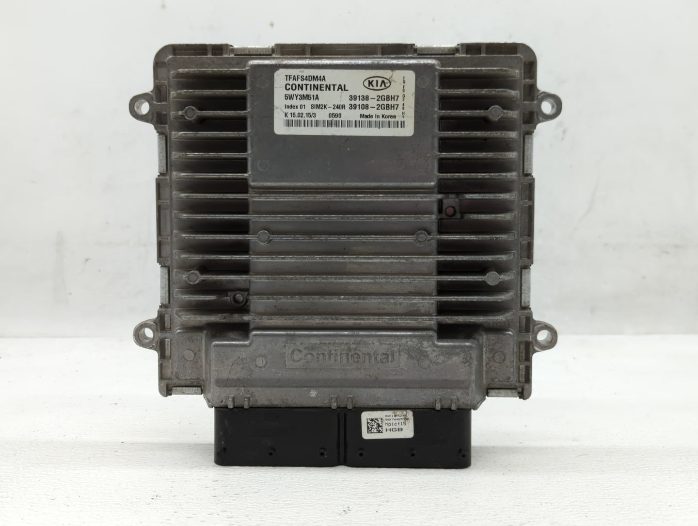 2014-2015 Kia Optima PCM Engine Control Computer ECU ECM PCU OEM P/N:39138-2GBH7 Fits Fits 2014 2015 OEM Used Auto Parts - O