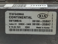 2014-2015 Kia Optima PCM Engine Control Computer ECU ECM PCU OEM P/N:39138-2GBH7 Fits Fits 2014 2015 OEM Used Auto Parts - O