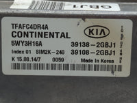2015 Kia Optima PCM Engine Control Computer ECU ECM PCU OEM P/N:39138-2GBJ1 Fits OEM Used Auto Parts - Oemusedautoparts1.com