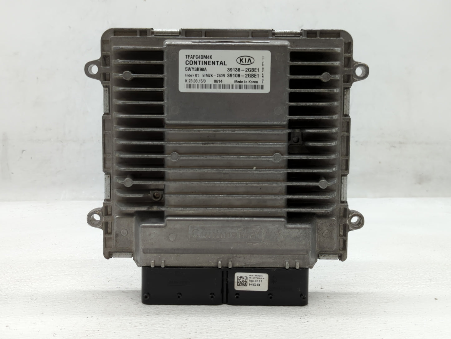 2014-2015 Kia Optima PCM Engine Control Computer ECU ECM PCU OEM P/N:39138-2GBH1 39138-2GBE1, 5WY3K98A Fits Fits 2014 2015 O