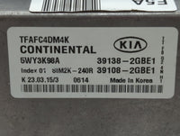 2014-2015 Kia Optima PCM Engine Control Computer ECU ECM PCU OEM P/N:39138-2GBH1 39138-2GBE1, 5WY3K98A Fits Fits 2014 2015 O