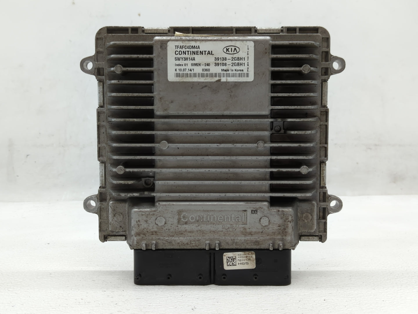 2014-2015 Kia Optima PCM Engine Control Computer ECU ECM PCU OEM P/N:39138-2GBH1 Fits Fits 2014 2015 OEM Used Auto Parts - O