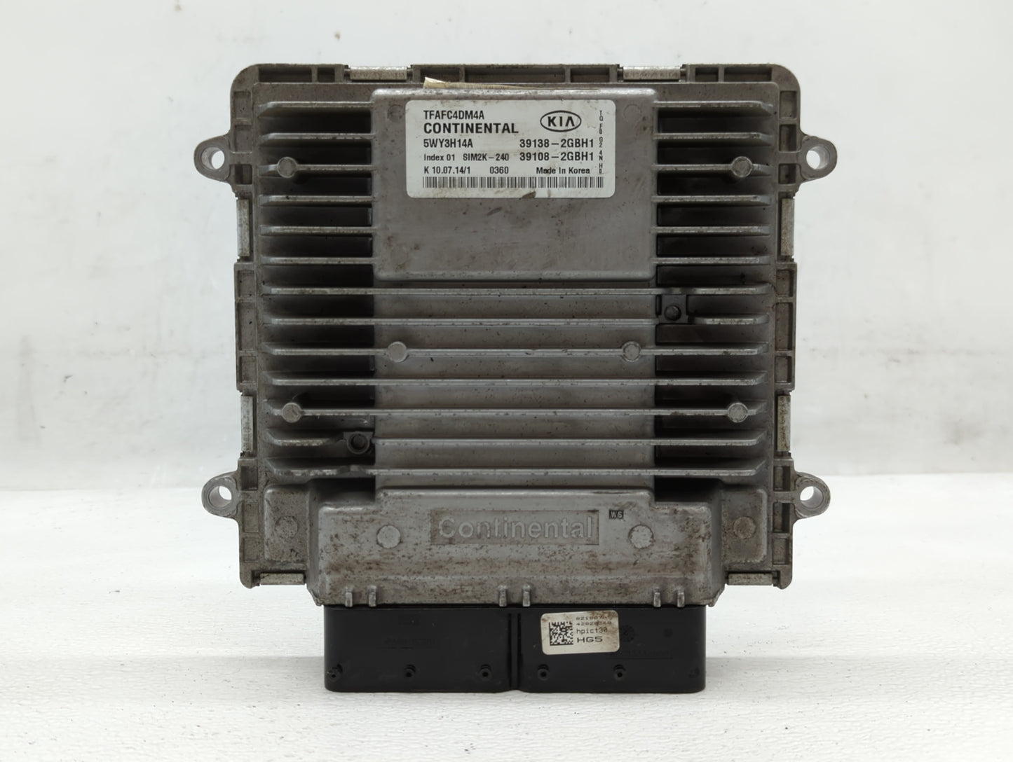 2014-2015 Kia Optima PCM Engine Control Computer ECU ECM PCU OEM P/N:39138-2GBH1 Fits Fits 2014 2015 OEM Used Auto Parts - O