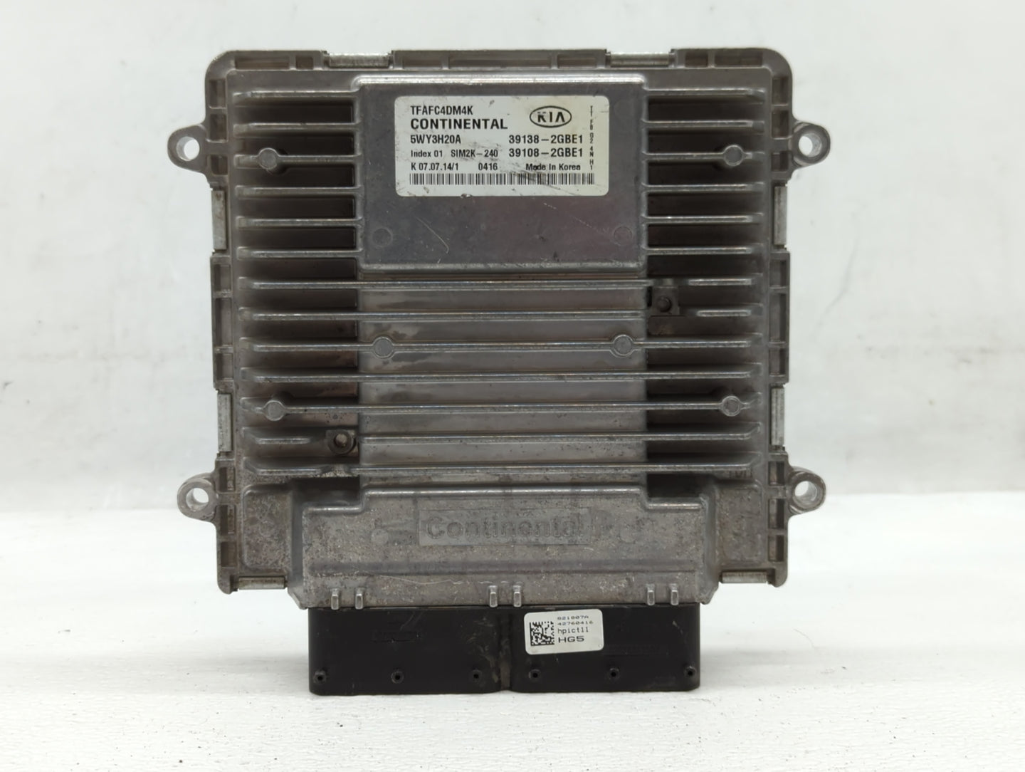 2014-2015 Kia Optima PCM Engine Control Computer ECU ECM PCU OEM P/N:39108-2GBE1 39138-2GBE1 Fits Fits 2014 2015 OEM Used Au