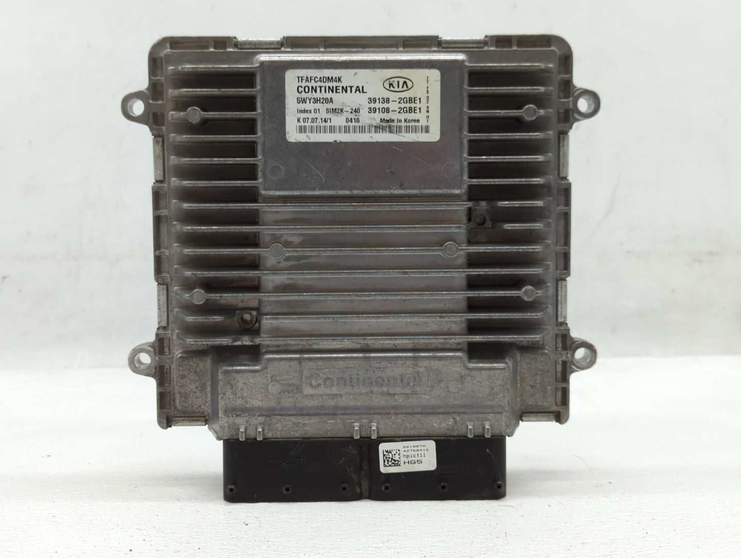 2014-2015 Kia Optima PCM Engine Control Computer ECU ECM PCU OEM P/N:39108-2GBE1 39138-2GBE1 Fits Fits 2014 2015 OEM Used Au