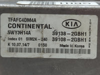 2015 Kia Optima PCM Engine Control Computer ECU ECM PCU OEM P/N:39138-2GBH1 821807A Fits OEM Used Auto Parts - Oemusedautopa