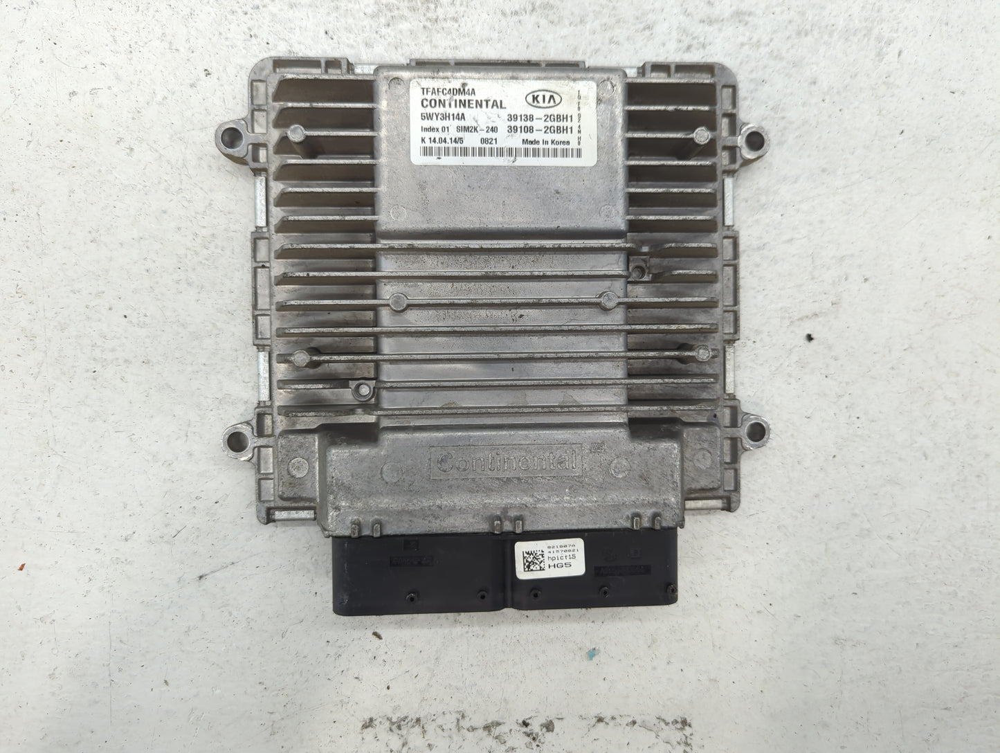 2014-2015 Kia Optima PCM Engine Control Computer ECU ECM PCU OEM P/N:39108-2GBH1 39138-2GBH1 Fits Fits 2014 2015 OEM Used Au