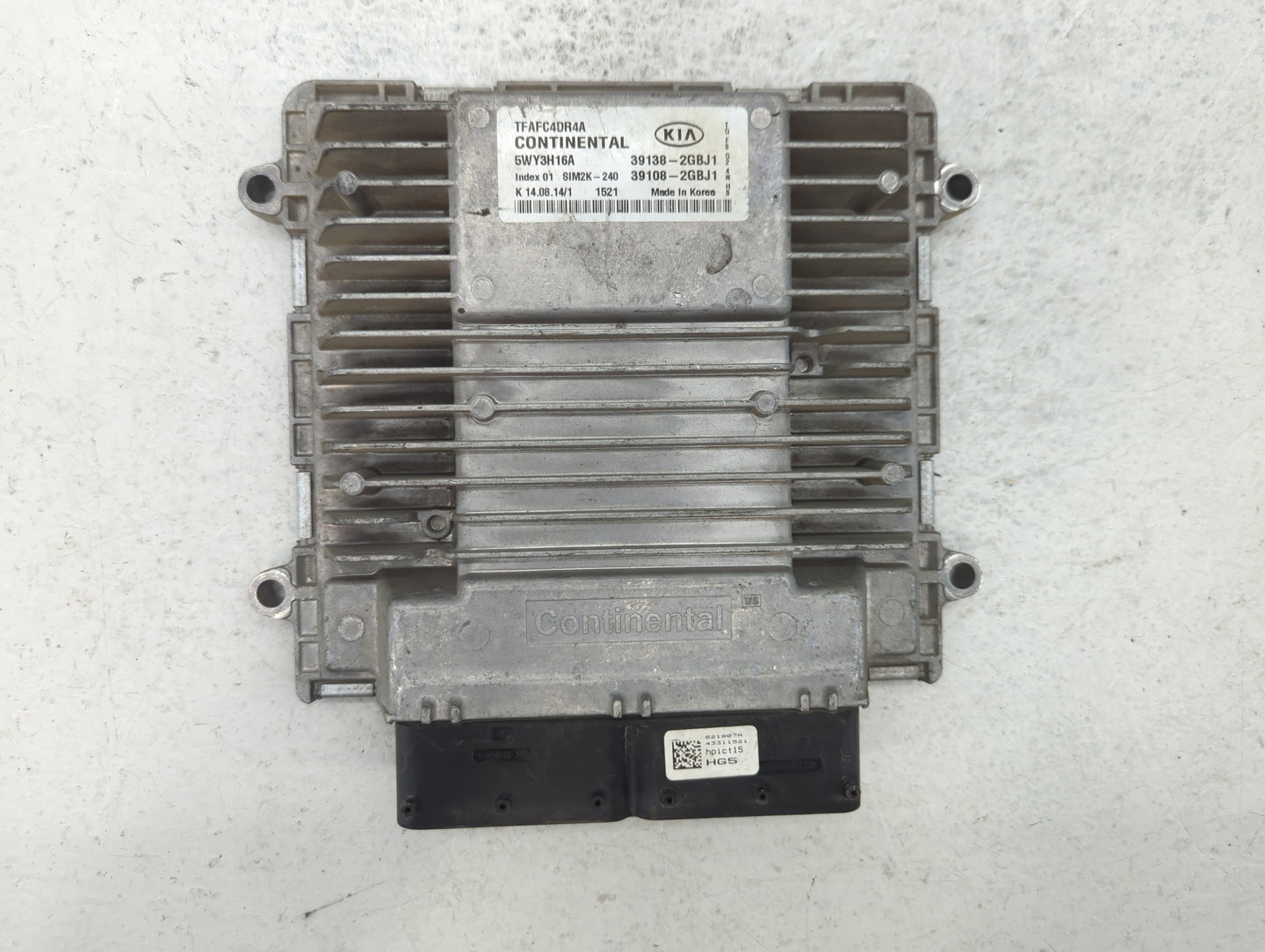2015 Kia Optima PCM Engine Control Computer ECU ECM PCU OEM P/N:39138-2GBJ2 39138-2GBE1, 39108-2GBE1, 39108-2GBH2 Fits OEM U