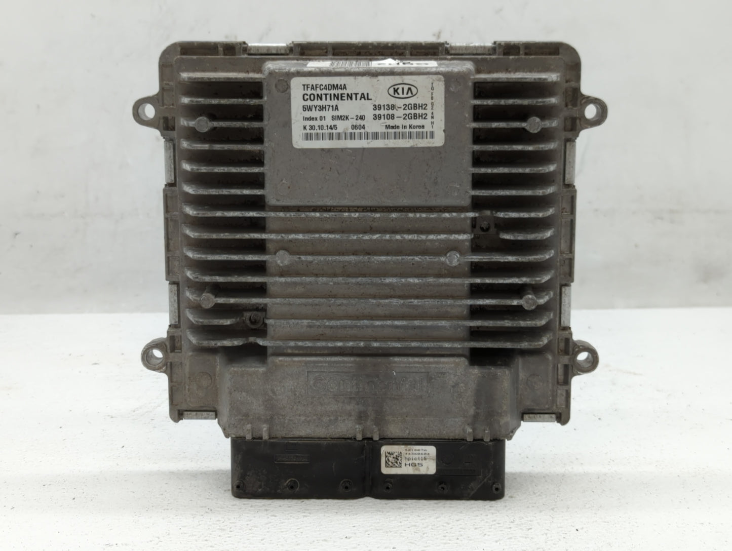 2014-2015 Kia Optima PCM Engine Control Computer ECU ECM PCU OEM P/N:39138-2GBH2 Fits Fits 2014 2015 OEM Used Auto Parts - O