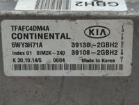 2014-2015 Kia Optima PCM Engine Control Computer ECU ECM PCU OEM P/N:39138-2GBH2 Fits Fits 2014 2015 OEM Used Auto Parts - O