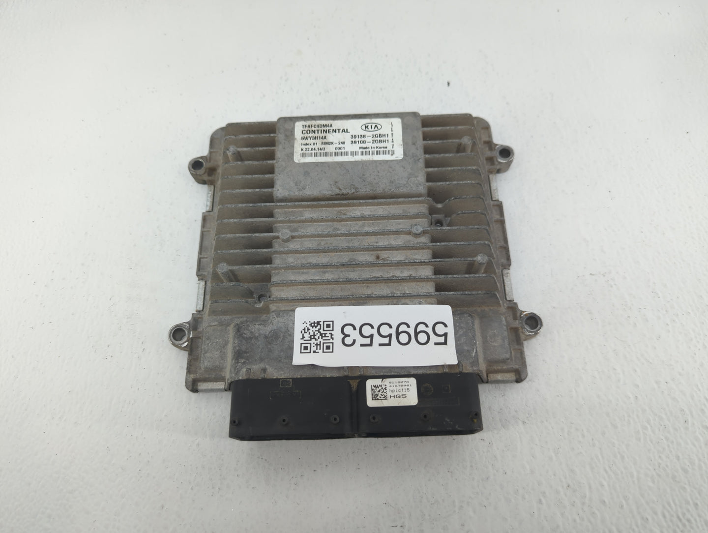 2015 Kia Optima PCM Engine Control Computer ECU ECM PCU OEM P/N:39138-2GBH1 Fits OEM Used Auto Parts - Oemusedautoparts1.com