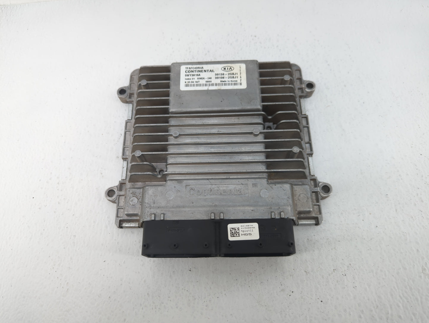 2015 Kia Optima PCM Engine Control Computer ECU ECM PCU OEM P/N:39138-2GBJ1 Fits OEM Used Auto Parts - Oemusedautoparts1.com
