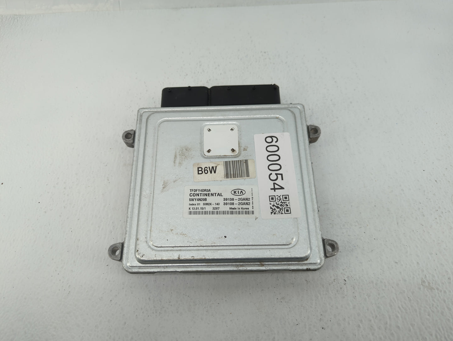2015-2016 Kia Optima PCM Engine Control Computer ECU ECM PCU OEM P/N:39138-2GAN2 Fits Fits 2015 2016 OEM Used Auto Parts - O