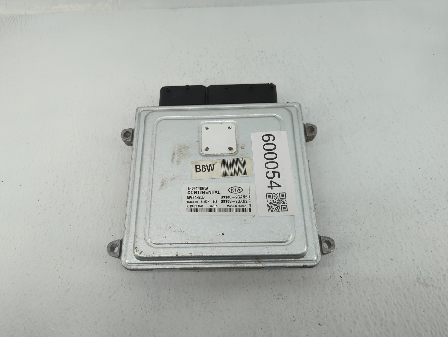 2015-2016 Kia Optima PCM Engine Control Computer ECU ECM PCU OEM P/N:39138-2GAN2 Fits Fits 2015 2016 OEM Used Auto Parts - O