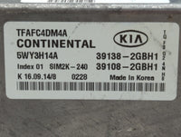 2014-2015 Kia Optima PCM Engine Control Computer ECU ECM PCU OEM P/N:39138-2GBH1 39108-2GBH2, 39138-2GBH2 Fits Fits 2014 201