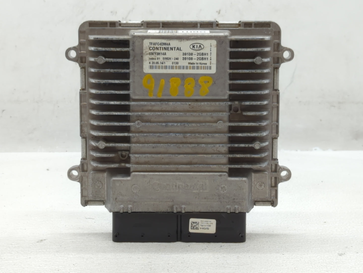 2015 Kia Optima PCM Engine Control Computer ECU ECM PCU OEM P/N:39138-2GBH1 Fits OEM Used Auto Parts - Oemusedautoparts1.com