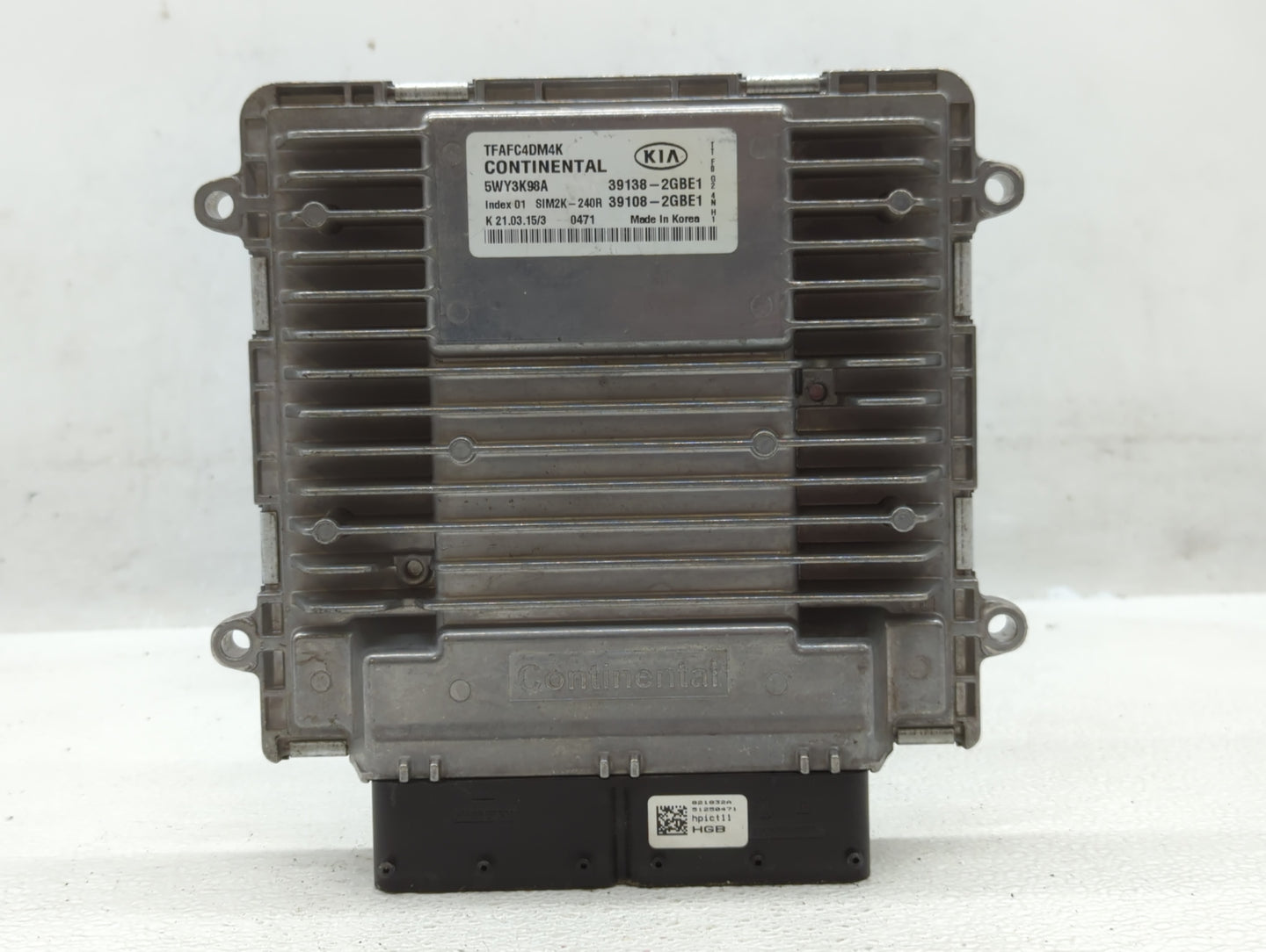 2014-2015 Kia Optima PCM Engine Control Computer ECU ECM PCU OEM P/N:39108-2GBE1 Fits Fits 2014 2015 OEM Used Auto Parts - O