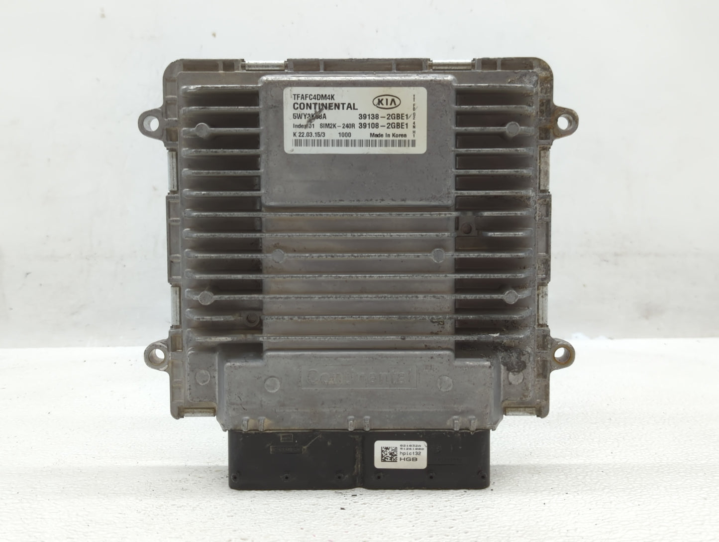 2014-2015 Kia Optima PCM Engine Control Computer ECU ECM PCU OEM P/N:39108-2GBE1 39138-2GBE1 Fits Fits 2014 2015 OEM Used Au
