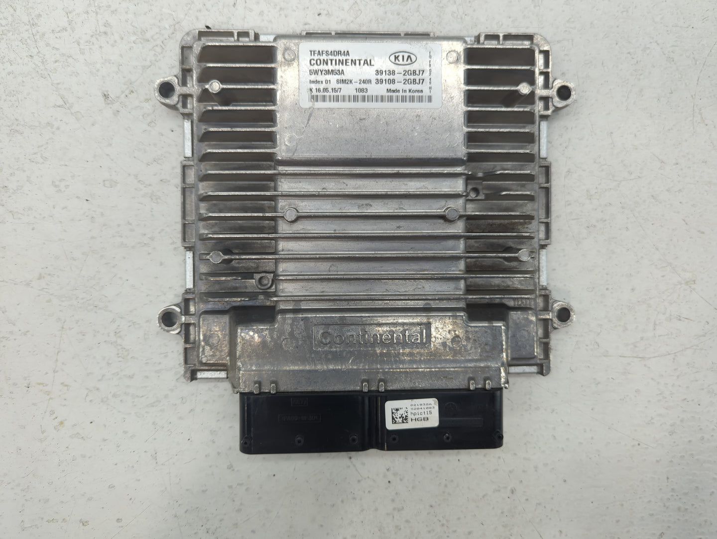 2015 Kia Optima PCM Engine Control Computer ECU ECM PCU OEM P/N:39108-2GBJ7 39138-2GBJ7 Fits OEM Used Auto Parts - Oemusedau