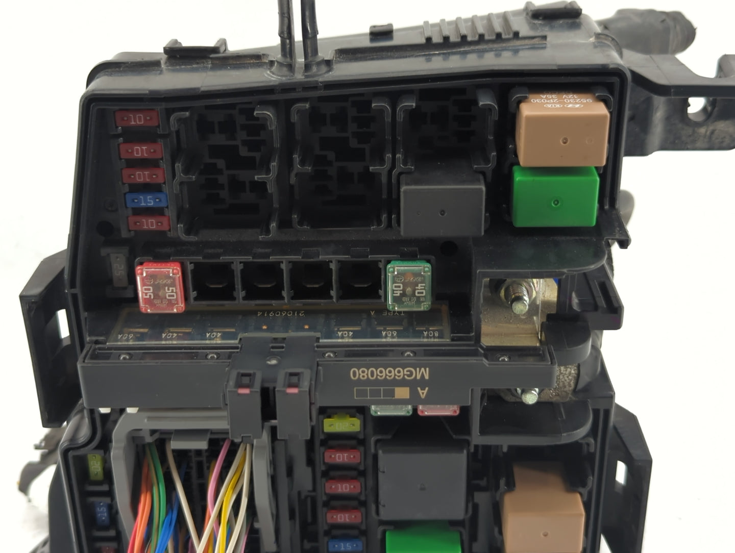 2014-2015 Kia Optima Fusebox Fuse Box Panel Relay Module P/N:VS912504C860QA MG666080 Fits Fits 2014 2015 OEM Used Auto Parts