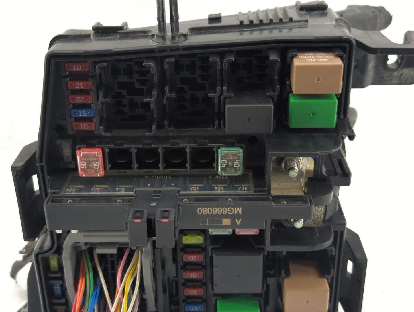 2014-2015 Kia Optima Fusebox Fuse Box Panel Relay Module P/N:VS912504C860QA MG666080 Fits Fits 2014 2015 OEM Used Auto Parts