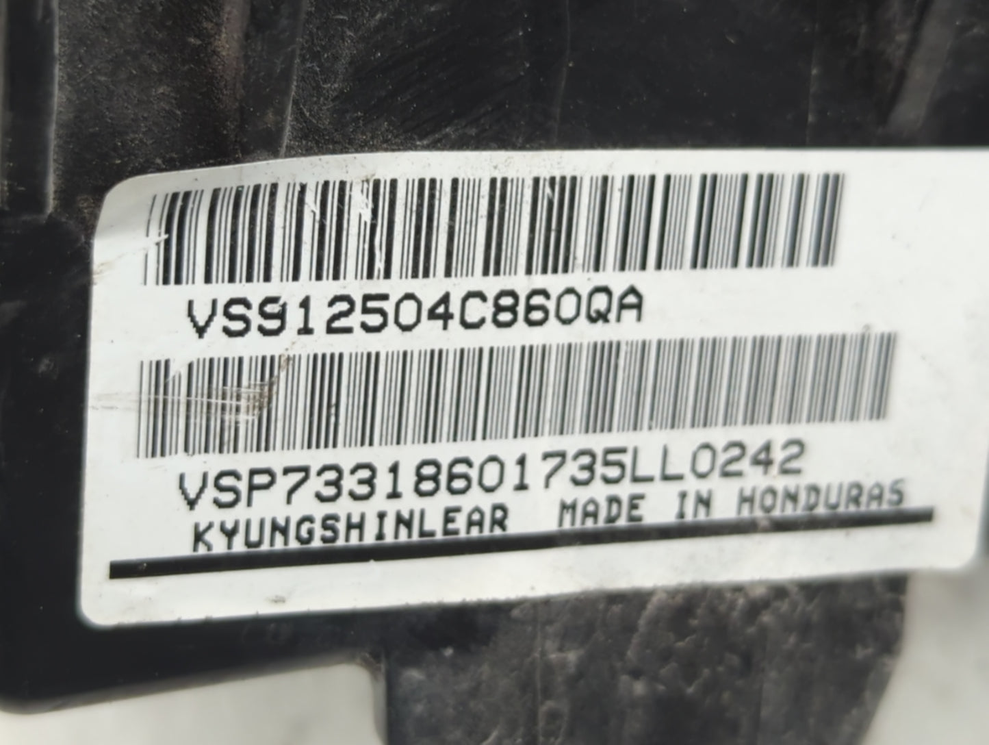 2014-2015 Kia Optima Fusebox Fuse Box Panel Relay Module P/N:VS912504C860QA MG666080 Fits Fits 2014 2015 OEM Used Auto Parts