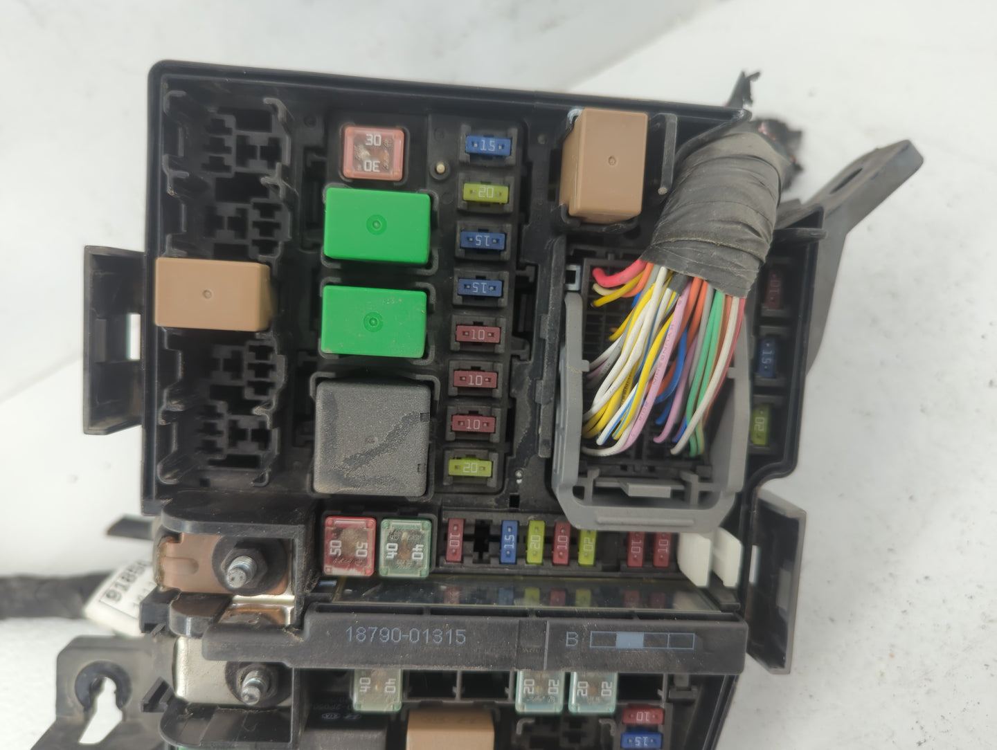 2016 Kia Optima Fusebox Fuse Box Panel Relay Module P/N:91254-4U411 Fits OEM Used Auto Parts - Oemusedautoparts1.com