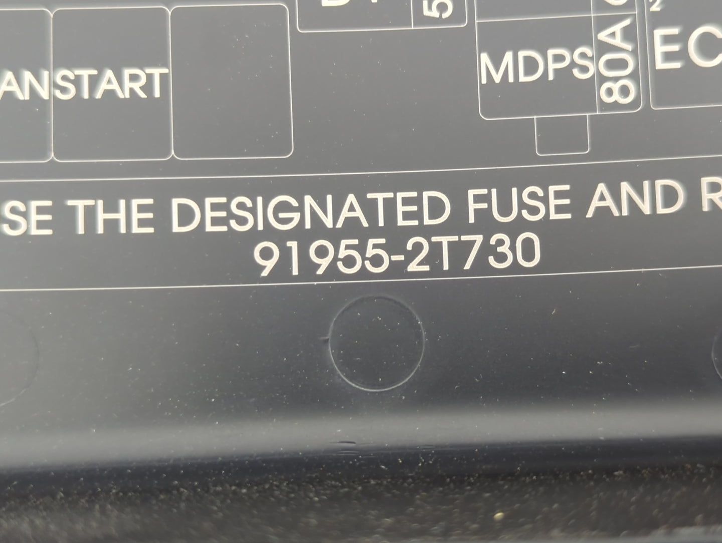 2014-2015 Kia Optima Fusebox Fuse Box Panel Relay Module P/N:91955-2T730 VS912504C860QA, MG666080 Fits Fits 2014 2015 OEM Us