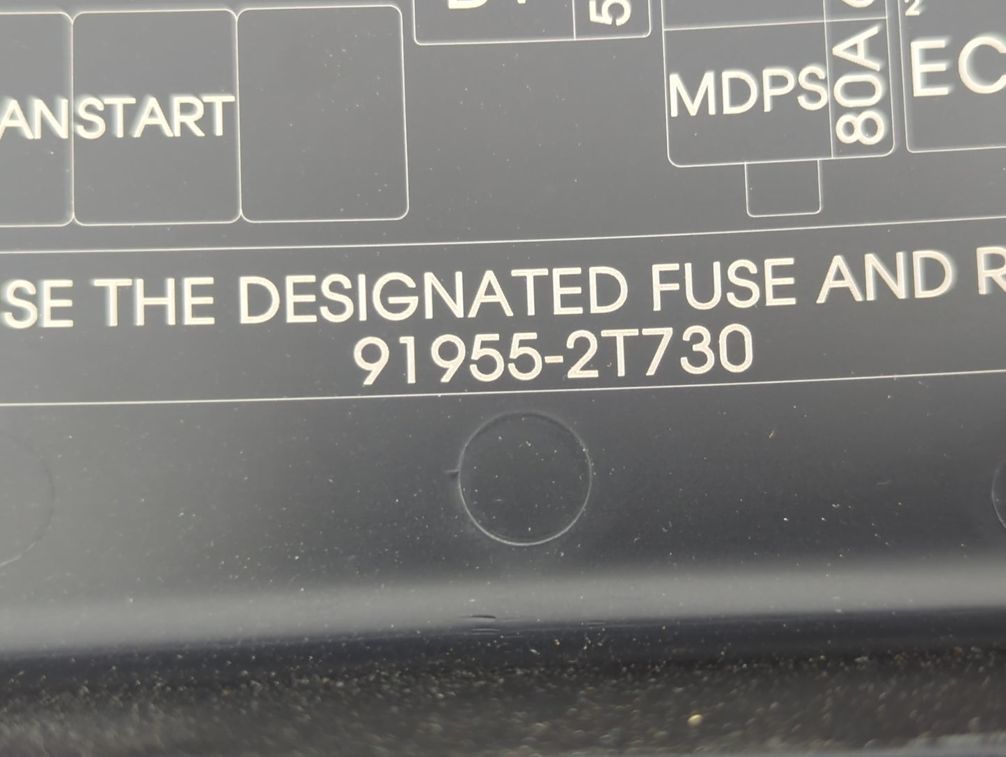 2014-2015 Kia Optima Fusebox Fuse Box Panel Relay Module P/N:91955-2T730 VS912504C860QA, MG666080 Fits Fits 2014 2015 OEM Us