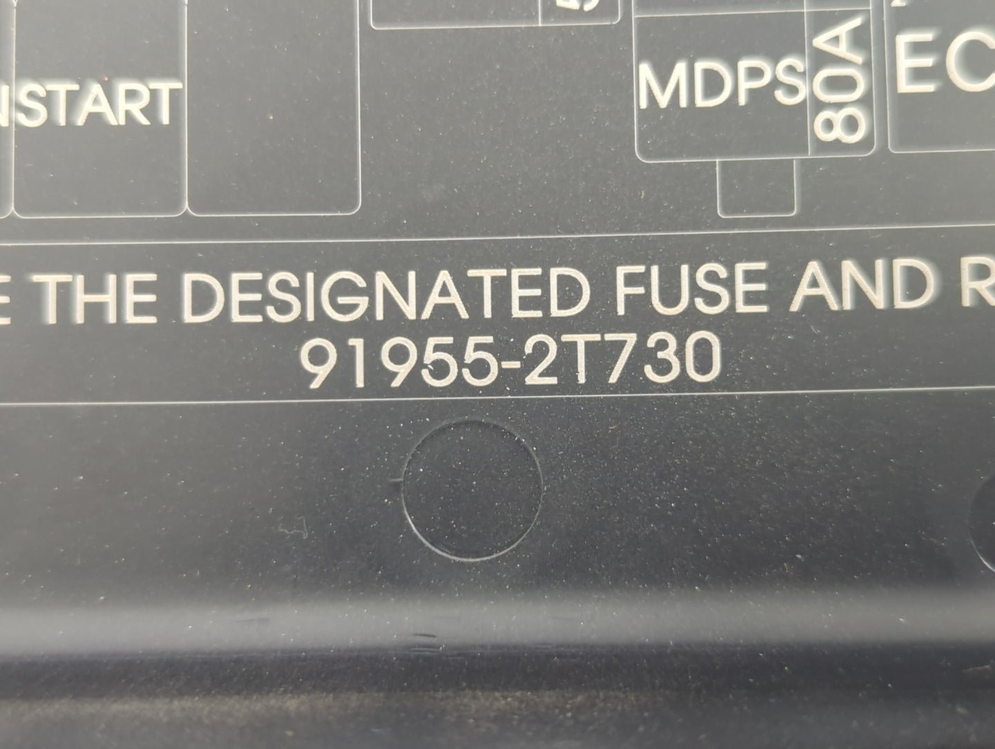 2014-2015 Kia Optima Fusebox Fuse Box Panel Relay Module P/N:91955-2T730 VS912504C860QA, MG666080 Fits Fits 2014 2015 OEM Us