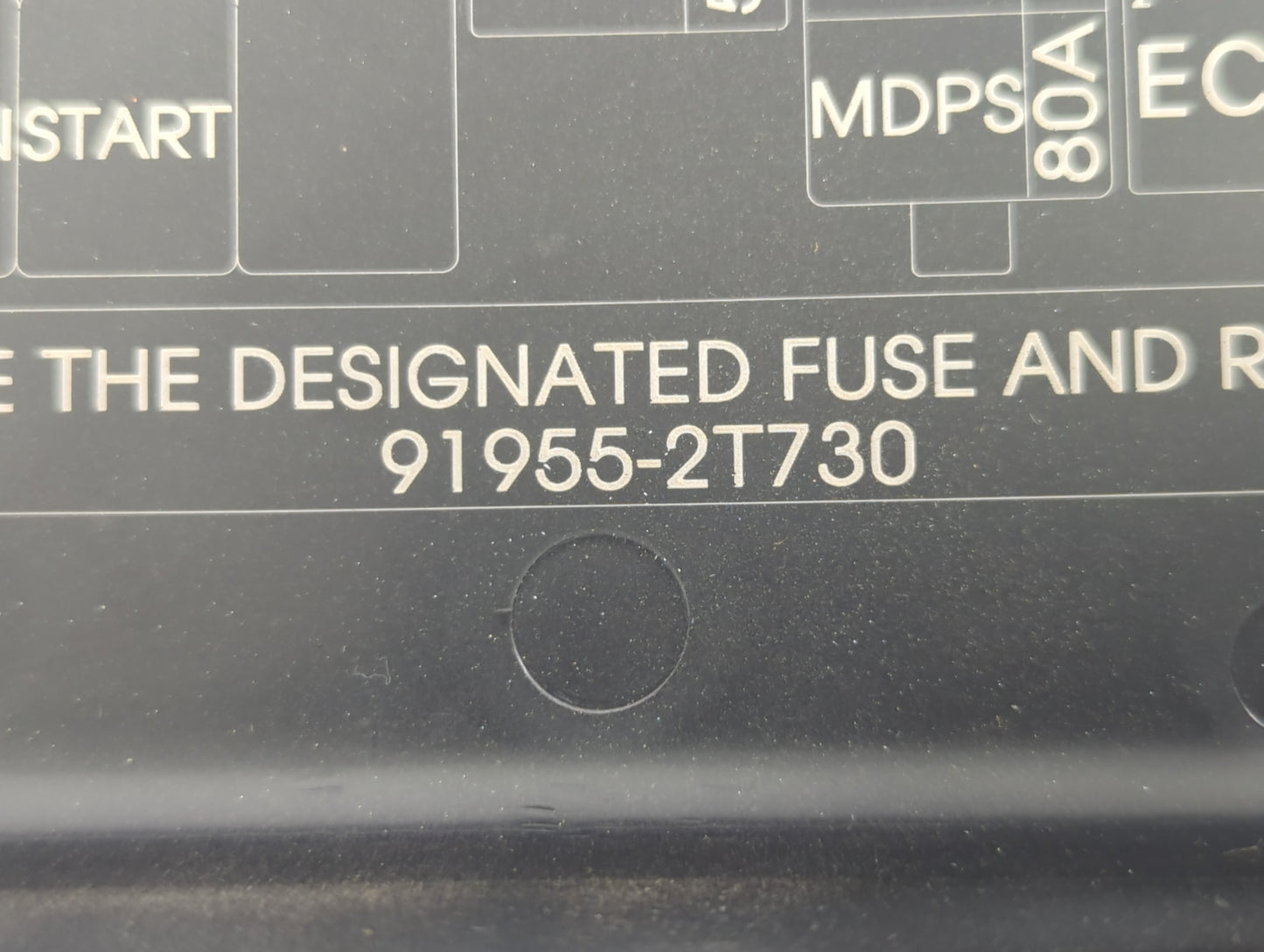 2014-2015 Kia Optima Fusebox Fuse Box Panel Relay Module P/N:91955-2T730 VS912504C860QA, MG666080 Fits Fits 2014 2015 OEM Us