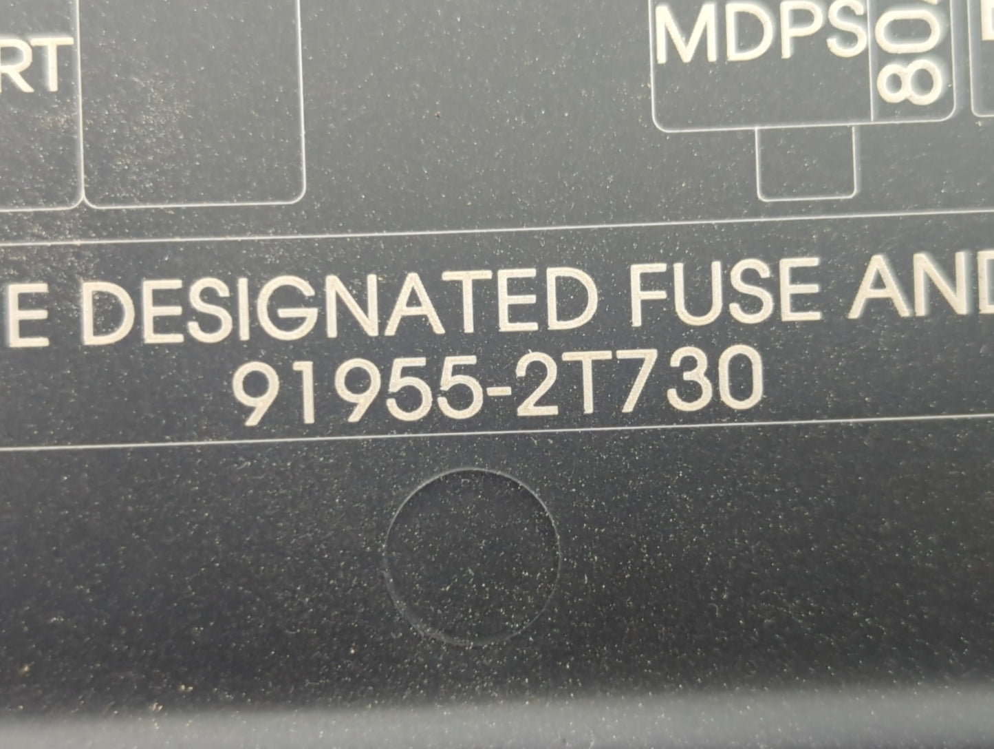 2014-2015 Kia Optima Fusebox Fuse Box Panel Relay Module P/N:91955-2T730 VS912504C860QA, MG666080 Fits Fits 2014 2015 OEM Us